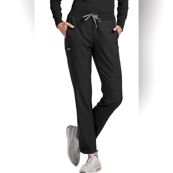 Landau Other - NWOT Landau Rib Knit Waistband Nurse Scrub Cargo Pant